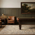 Beige Turkish rug in a styled room