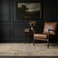 Beige Turkish rug in a styled room