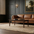 Beige Turkish rug in a styled room