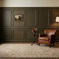 Beige Turkish rug in a styled room