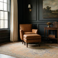 Beige Turkish rug in a styled room