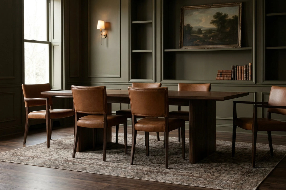 Beige Turkish rug in a styled room