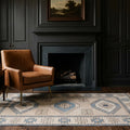 Beige Turkish rug in a styled room