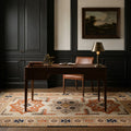 Beige Turkish rug in a styled room