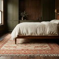 Beige Turkish rug in a styled room