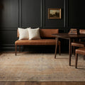 Beige Turkish rug in a styled room