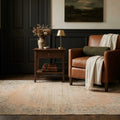 Beige Turkish rug in a styled room