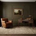 Beige Turkish rug in a styled room