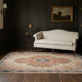 Beige Turkish rug in a styled room