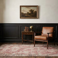 Beige Turkish rug in a styled room