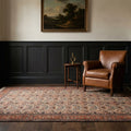 Beige Turkish rug in a styled room