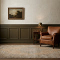 Beige Turkish rug in a styled room