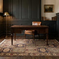 Beige Turkish rug in a study