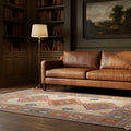 Beige Turkish rug in a styled room