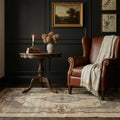 Beige Turkish rug in a styled room