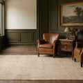 Beige Turkish rug in a conservatory