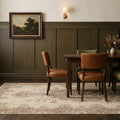 Beige Turkish rug in a dining room
