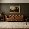 Beige Turkish rug in a styled room