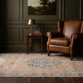 Beige Turkish rug in a snug