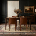 Beige Turkish rug in a dining room