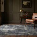 Gray Turkish rug in a styled room