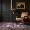 Gray Turkish rug in a styled room