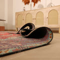 Vintage Southeastern Persian Style Oversize Rug 10x13 ft — Red & Gray Medallion