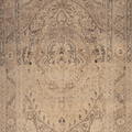 Vintage Southeastern Persian Style Oversize Rug 8x12 ft — Beige & Brown Medallion