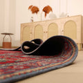 Vintage Southeastern Persian Style Oversize Rug 10x12 ft — Red & Blue Medallion