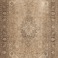 Vintage Southeastern Persian Style Oversize Rug 8x11 ft — Beige & Brown Floral
