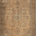 Vintage Southeastern Persian Style Oversize Rug 10x13 ft — Beige & Brown Medallion
