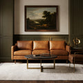 Silver Gray Shaggy Wool area rug in a study