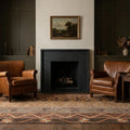 Brown Turkish doormat in a styled room