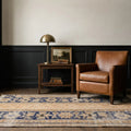 Beige Turkish doormat in a study