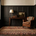 Brown Turkish doormat in a styled room