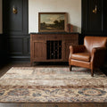 Beige Turkish doormat in a styled room