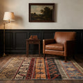 Brown Turkish doormat in a styled room