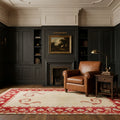 Turkish rug in a styled room