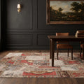 Turkish rug in a dining room