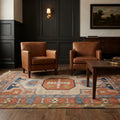 Turkish rug in a styled room