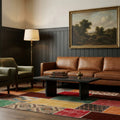 Turkish rug in a styled room