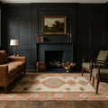 Turkish rug in a styled room