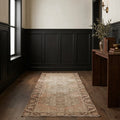 Beige Turkish runner rug in a styled room