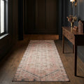 Turkish runner rug in a styled room