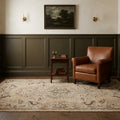 White Turkish rug in a study